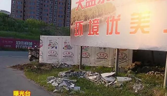 信阳一小区绿垃圾遍地环境差 物业却向记者倒苦水