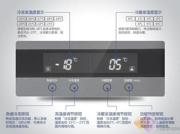 松下冰箱温度调节,温度调节器坏了,买还到原外