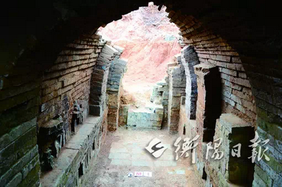 衡阳五化厂区内发现"南朝古墓"
