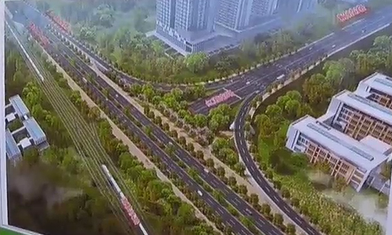 衡阳杨柳大桥U型通道预计11月竣工