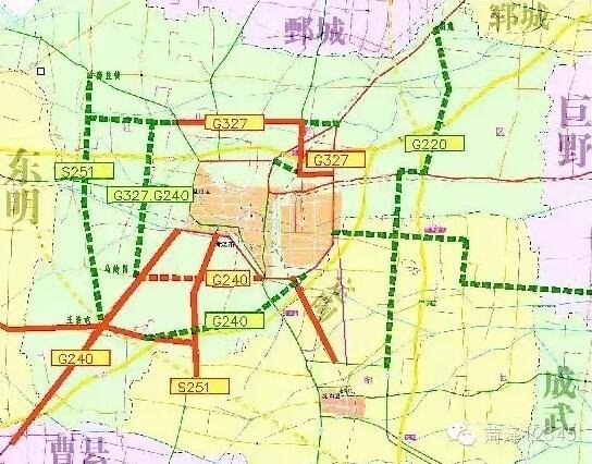 327国道菏泽北绕城段改建启动