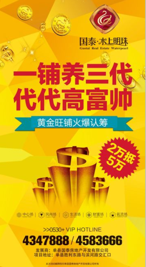 国泰·水上明珠 黄金旺铺火爆认筹中