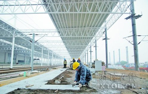 湘潭火车站改扩建工程收官 16日前可全部完工