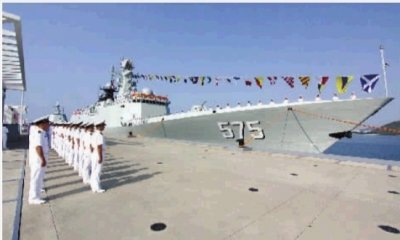 岳阳舰入列南海舰队 系054A新型导弹护卫舰(图