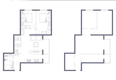 走廊长户型怎么办 看设计师如何巧分割