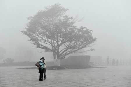湖南雾霾天持续多天 长株潭重度污染天数超8天