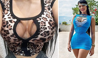 女模为塑形穿紧身胸衣6年 <em>胸围</em><em>34</em>D腰围1尺5寸