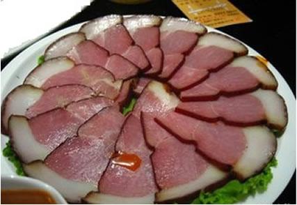 娄底美食之水车腊肉