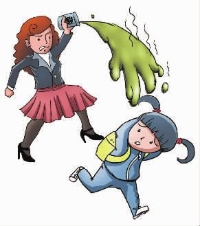 痴缠女向情夫女儿泼强酸 投案后产情夫孩子