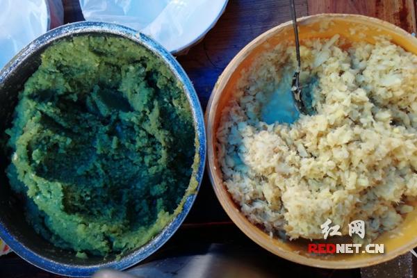 邵阳武冈一店家卖20年凉拌米粉 新鲜材料制成