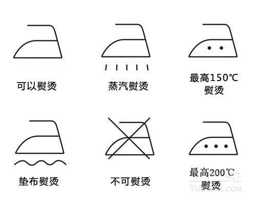 熨烫相关的洗涤标志