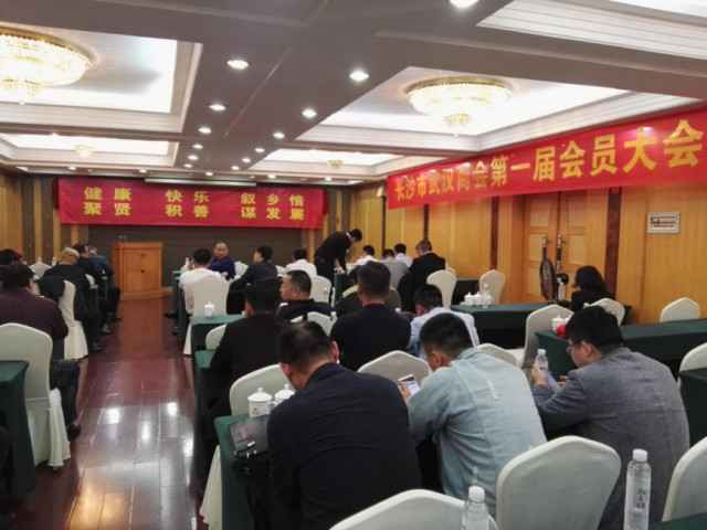长沙市武汉商会成立 在湘汉商助力星城发展