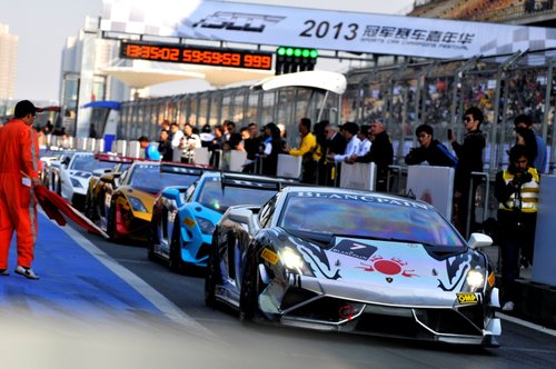 2013兰博基尼-宝珀super trofeo亚洲挑战赛首站比赛在上海国际赛车场