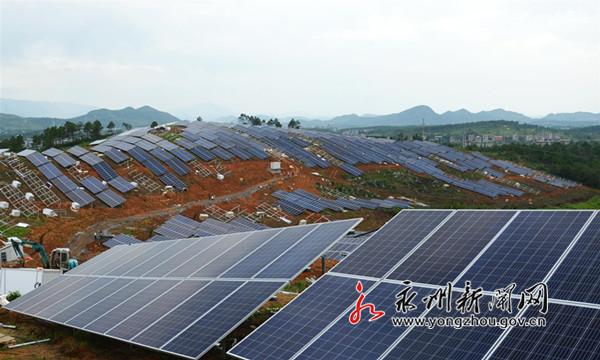 永州江华在建光伏发电站6月底将全部建成并网