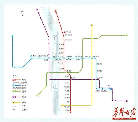 长沙将建12条地铁线 总里程达456公里(图)
