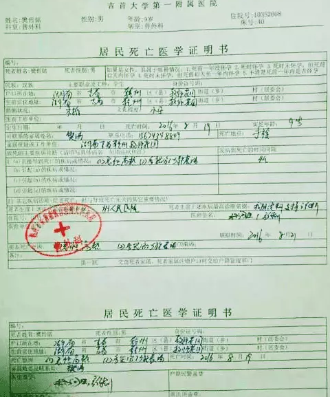 10万 招募 樊哲铭于2016年8月19日在湘西自治州人民医院进行阑尾炎