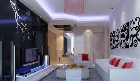 中式电视背景墙装修 中国人的装修风格