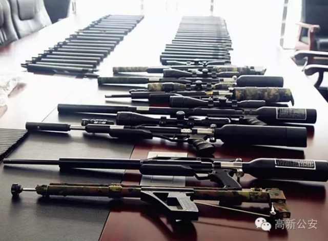 长沙警方破特大枪支贩卖案 查获枪支配件4千件