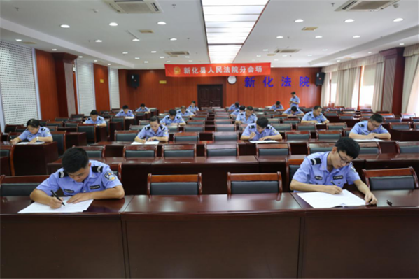 提升辅警队伍素质 娄底新化法院开展理论知识