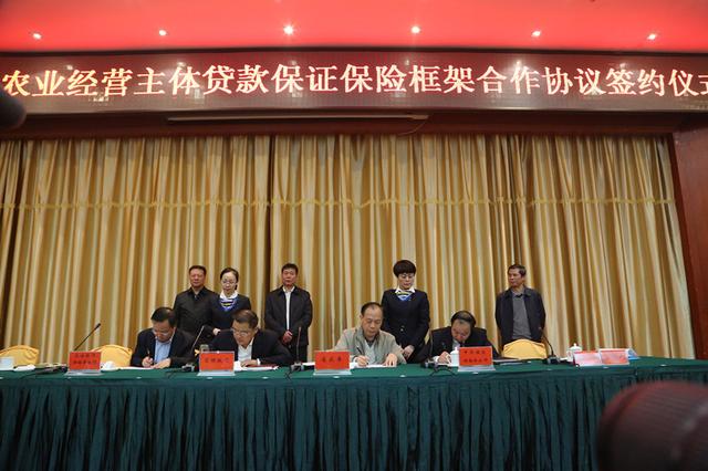 湖南省新型农业经营贷款保证保险试点启动