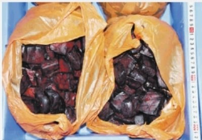日制千斤“毒香干” 长沙二十多家菜市场有售