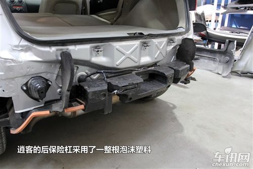 汽车 资讯 正文   使用泡沫作为后保险杠是日产的惯例,泡沫是否可以