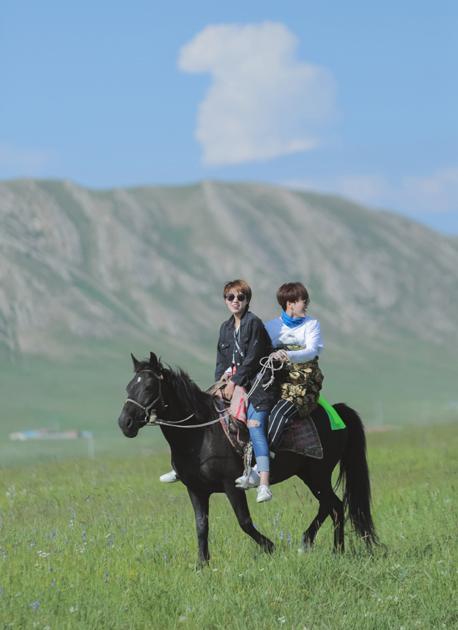 《我家那小子》徐海乔燃燃青海游 同用一根吸