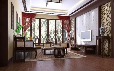 现代中式客厅效果图 15款经典大气的装修案例