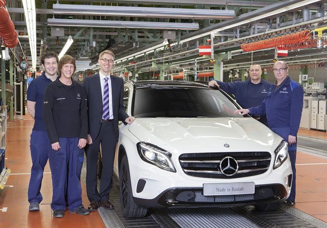 全新奔驰GLA正式投产 明年将国产_大湘网_腾讯网