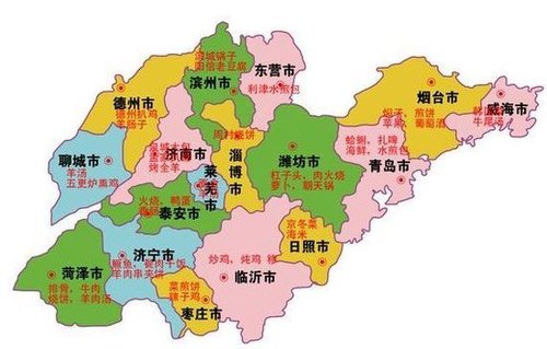 吃货眼中的中国美食地图