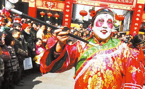 小编说年味:西北社火-全民变装“大咖秀”_大湘网_腾讯网