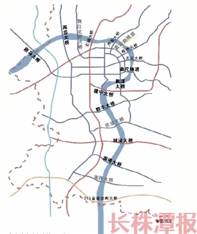 株洲市修改城市总体规划 新增7条过江通道