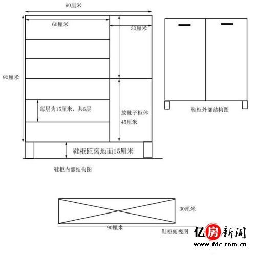 上鞋柜设计图