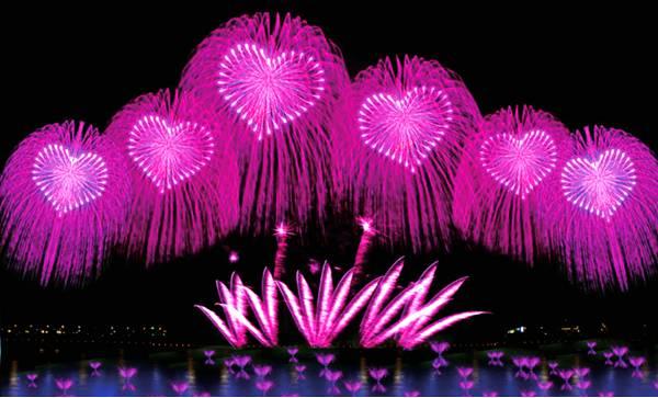 周六橘子洲头烟花图片