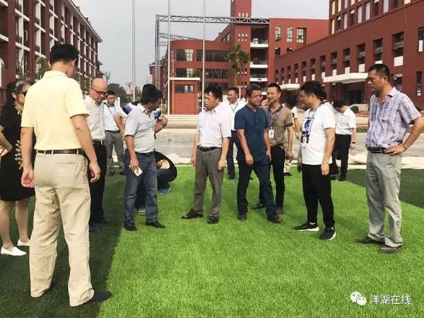 雅礼洋湖实验中学将开学 先导控股集团现场调研_大湘网_腾讯网