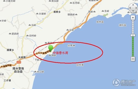 交通状况:中信香水湾交通便捷,距离三亚市约66公里,距离三亚凤凰国际图片