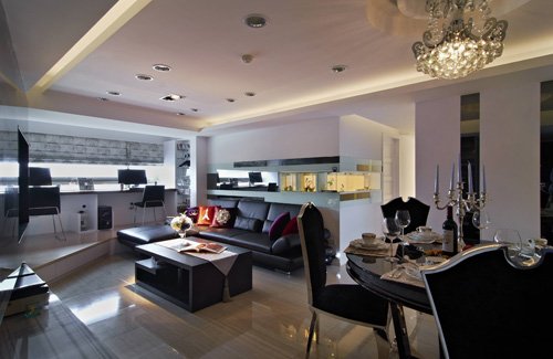 轻古典装修 86时尚奢华小三房