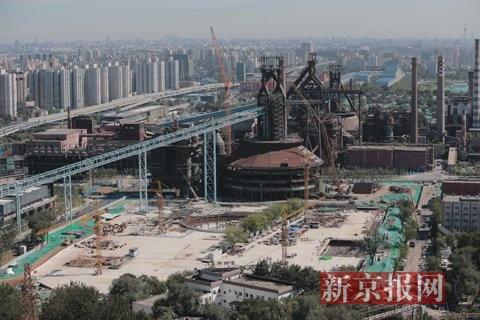 探访改造中的首钢园区 老厂房将变身工业遗址公园