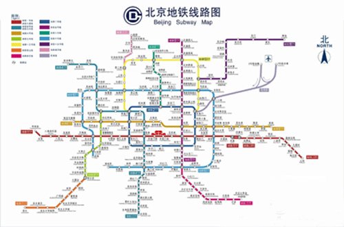 北京地铁公布最新线路图 10号线可选全线或区