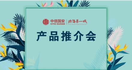 诚邀共鉴 中信国安·北海第一城产品推介会即将盛大启幕