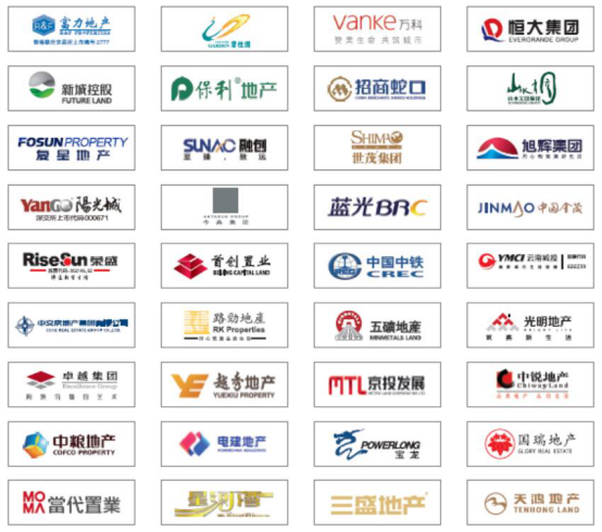 商会部分核心会员企业logo展示