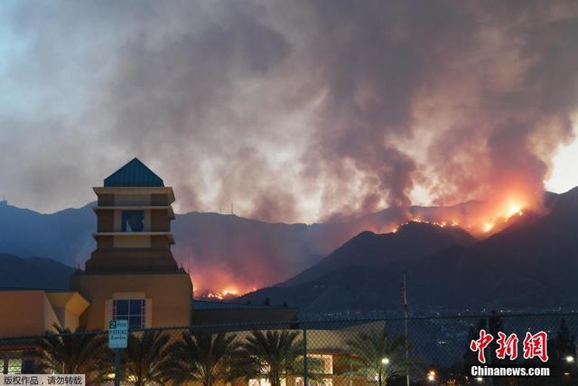美国洛杉矶发生史上最大山火