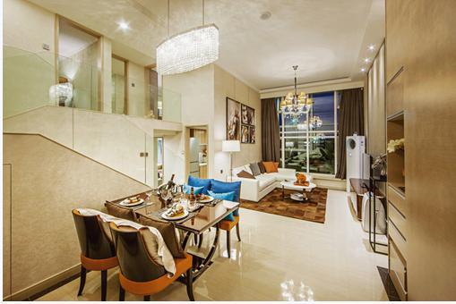 泰禾中央广场 45㎡复式三居里的五大独立精彩