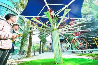 首钢研制成功单车立体车库