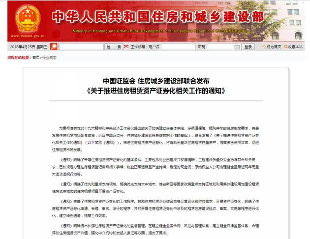 住房租赁资产证券化获“绿色通道” 业内：盈利是关键