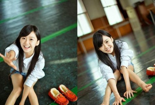 国产清纯校服妹再次出境!美丽阳光胜奶茶妹妹