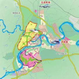 泸州规划两江新城 建设沱江和长江生态湿地新城