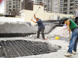 深圳香蜜湖1号违建别墅开拆