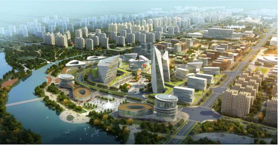 潮白河孔雀城中央公园 产业带动城市崛起