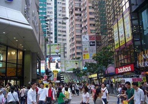 世界地价最高商业街排行榜:香港最贵(组图)